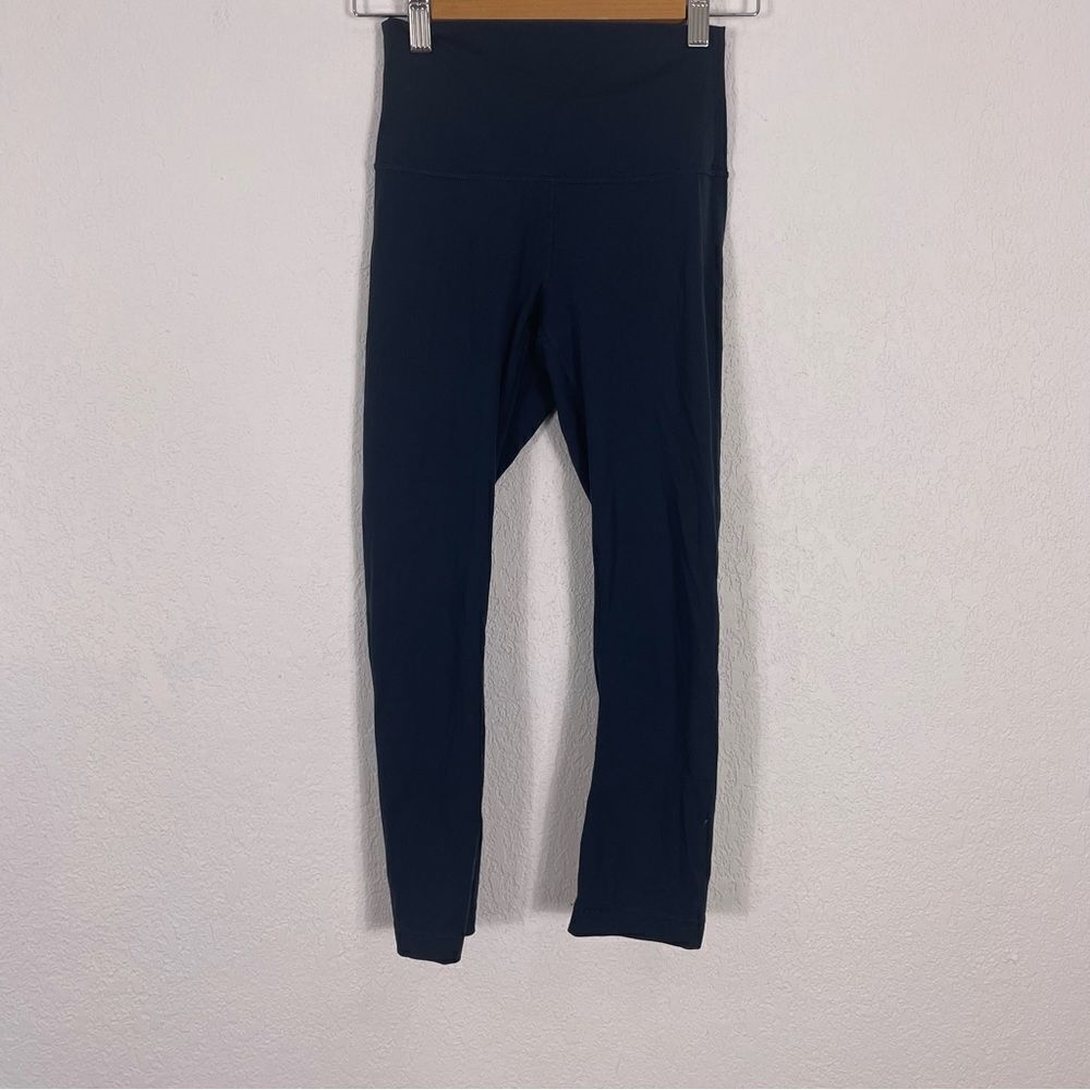 Lululemon Blue High Waisted 25” inseam  Leggings‎ 2